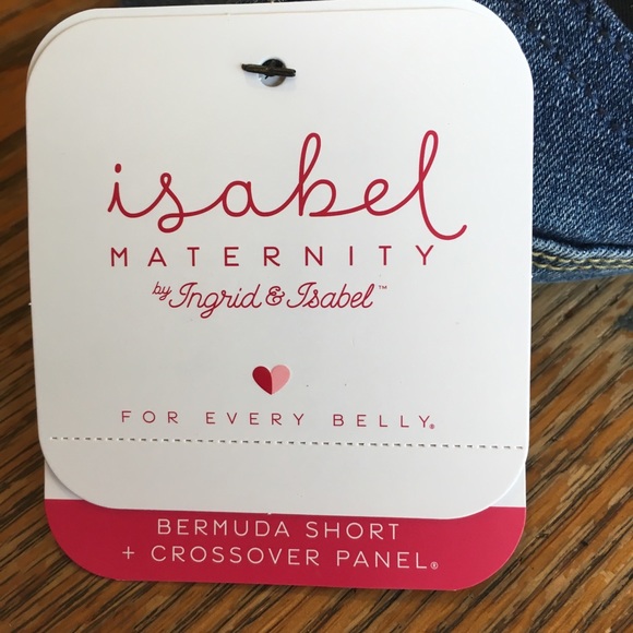 Ingrid & Isabel maternity bermuda shorts NWT - Picture 3 of 7